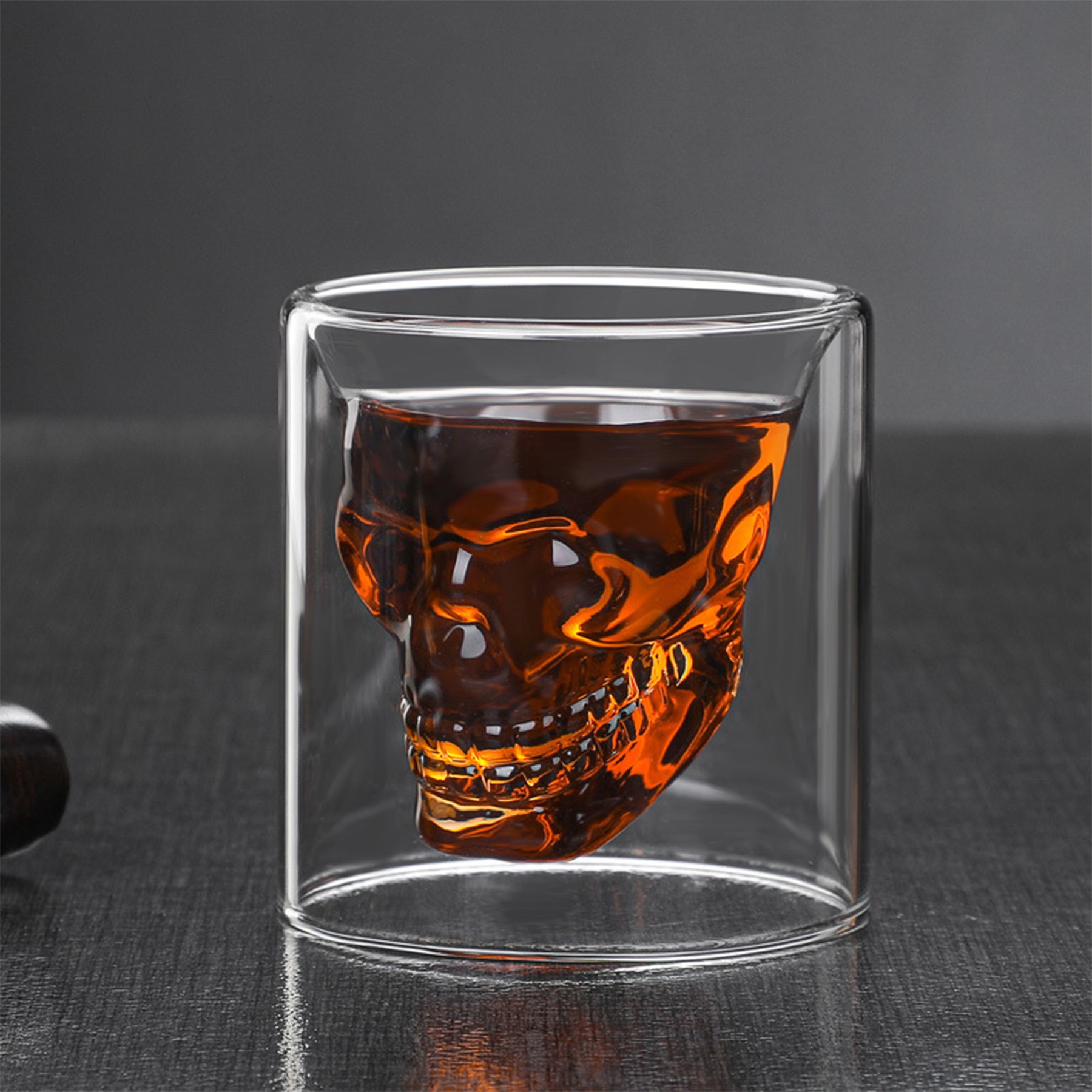 150 Ml Transparent Skull Shot Glass 2