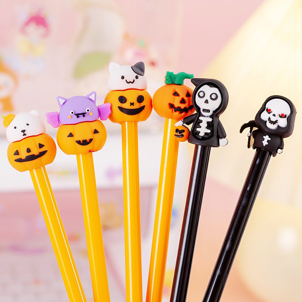 Halloween Pumpkin Head Gel Pen 9
