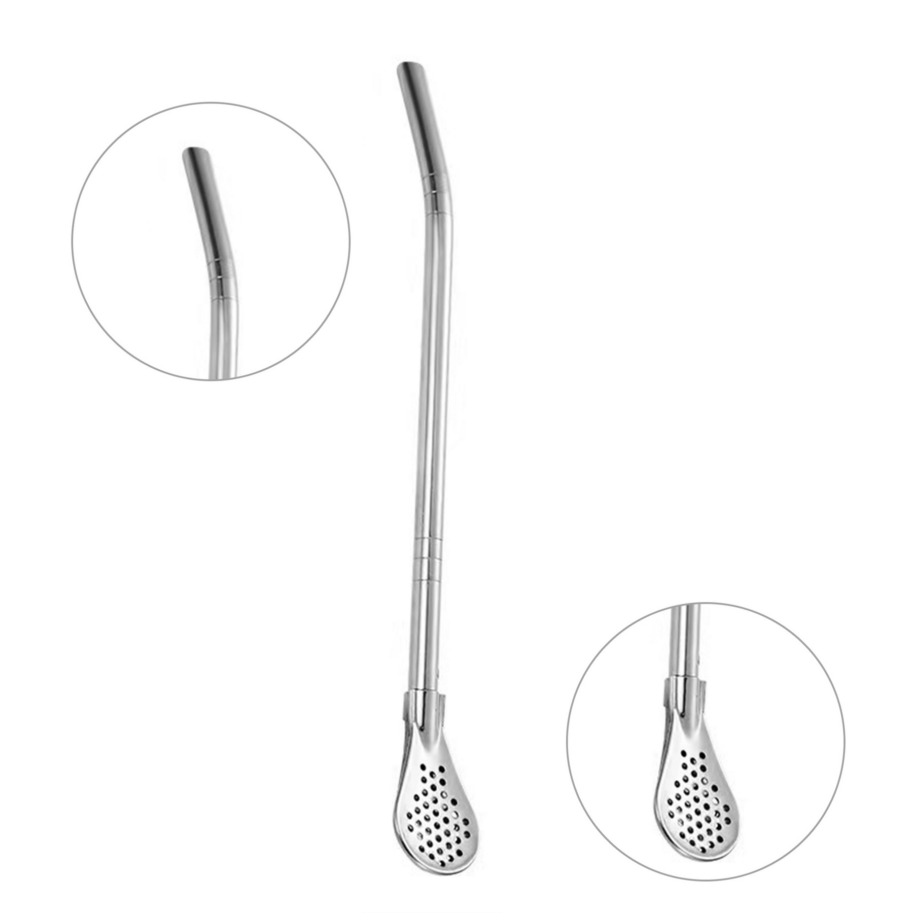 Spoon Straws 304 Stainless Steel With Filter Spoon 3