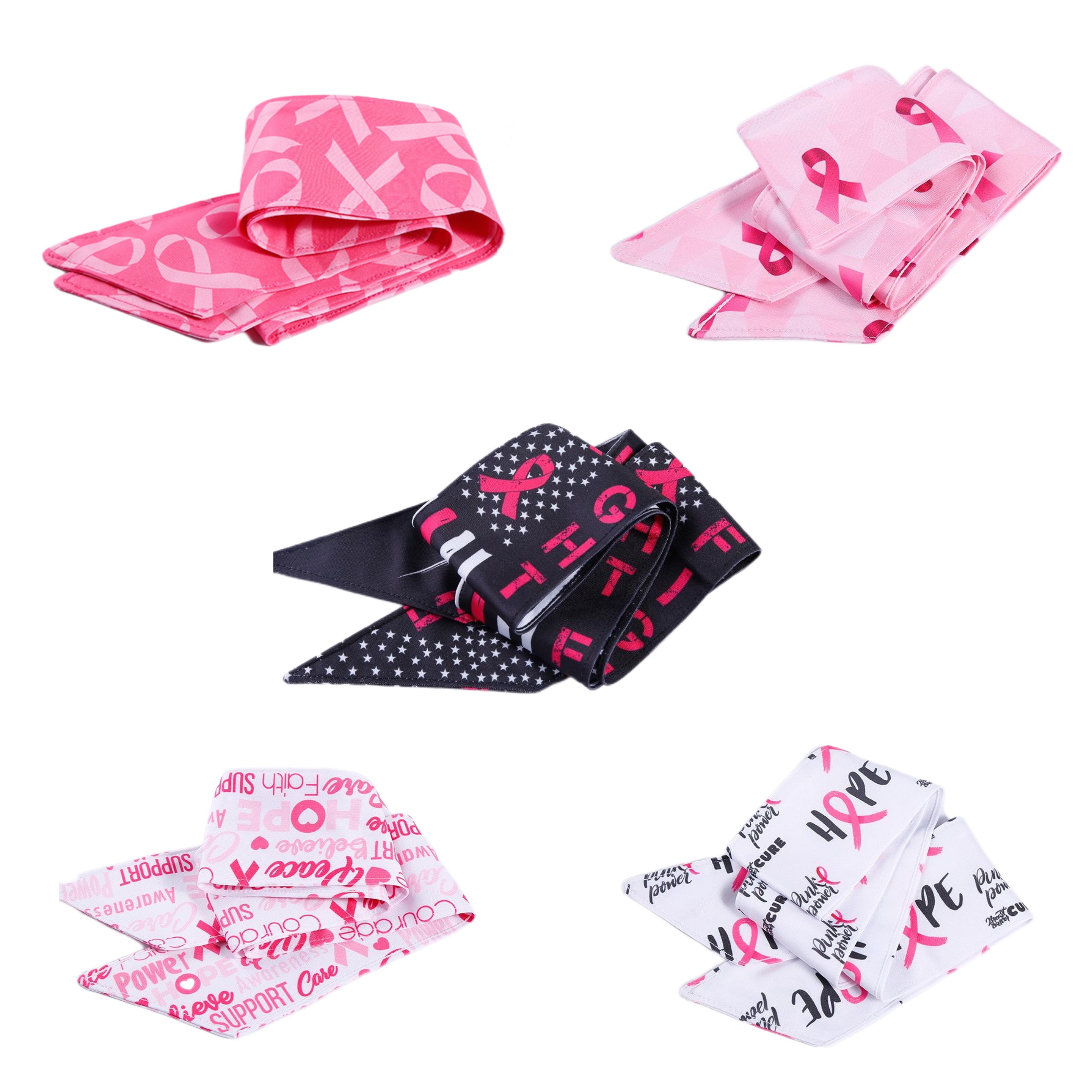Pink Ribbon Head Tie (direct import) 5