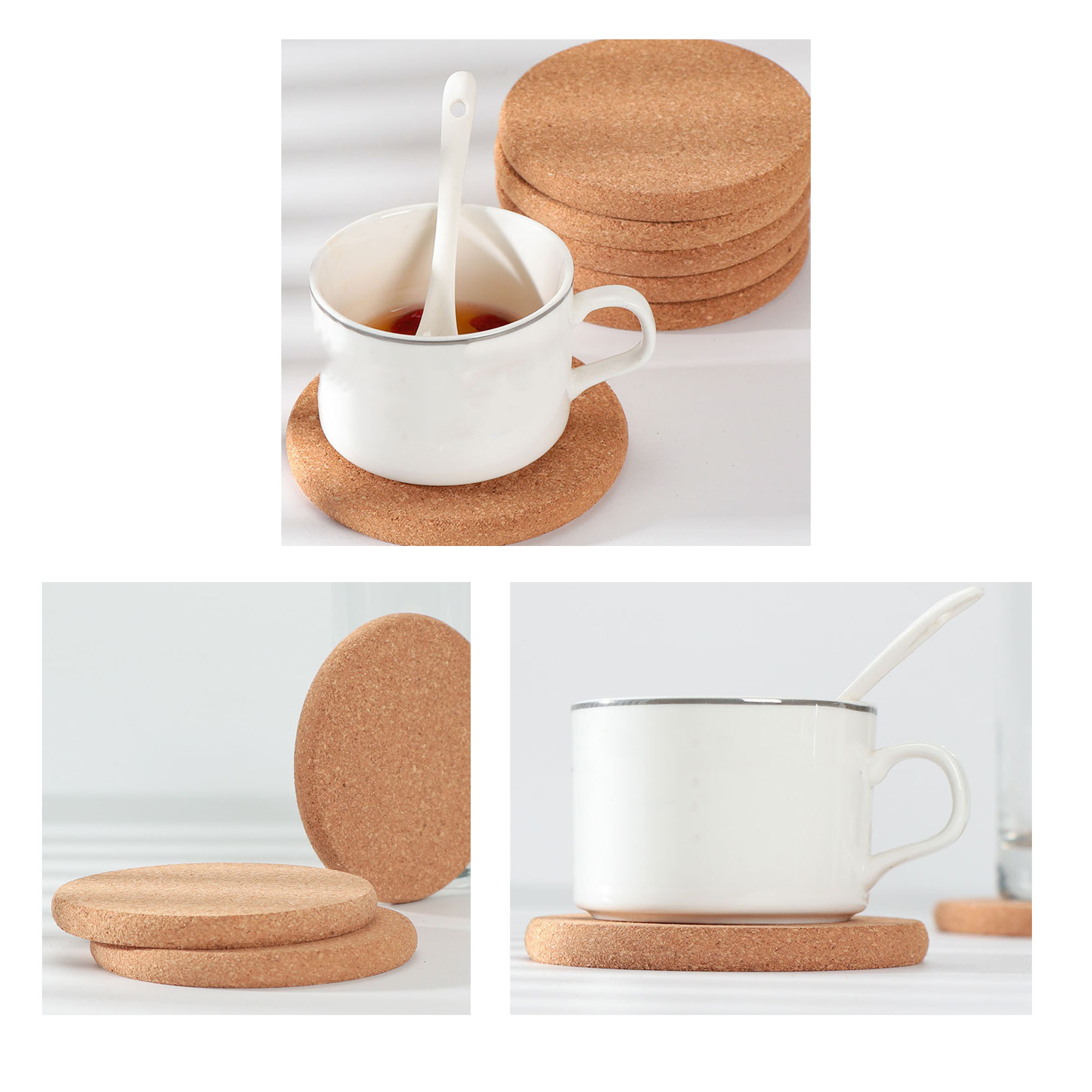 Round Cork Coaster 1