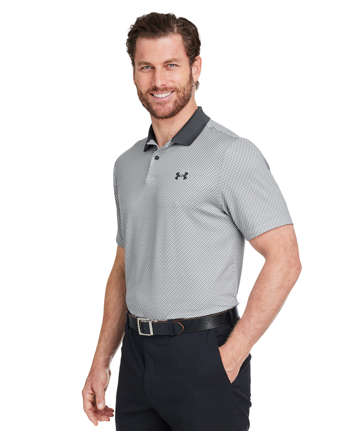 Men's 3 0 Printed Performance Polo