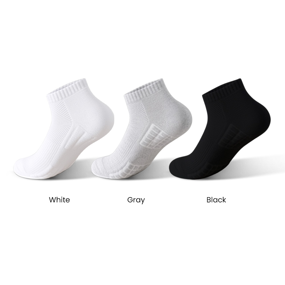 Low Cut Cushioned Sports Non-Slip Unisex Socks 10