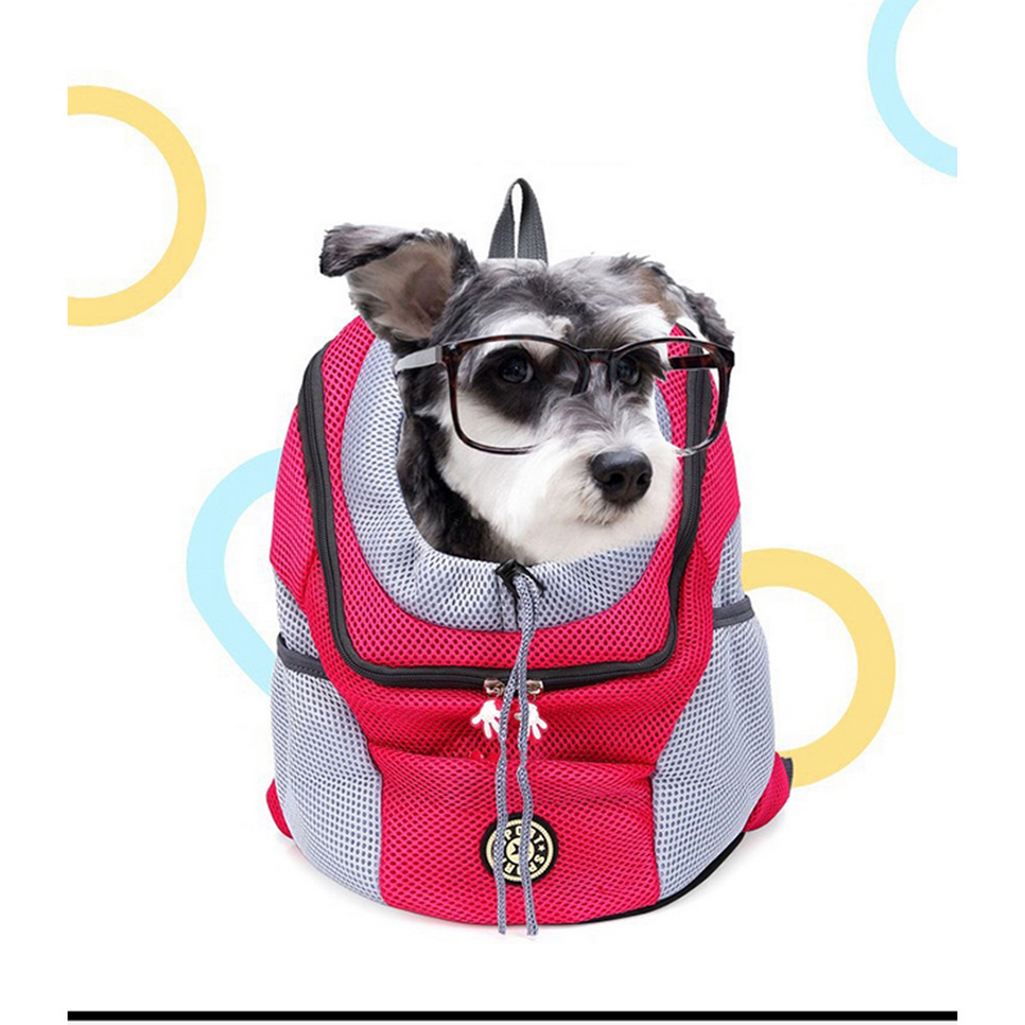 Outdoor travel pet cat and dog backpack breathable bag 3