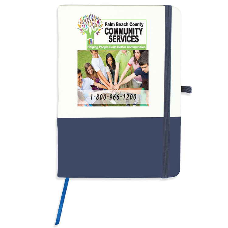 "Capitola" Notepad Notebook with Pen Loop 8