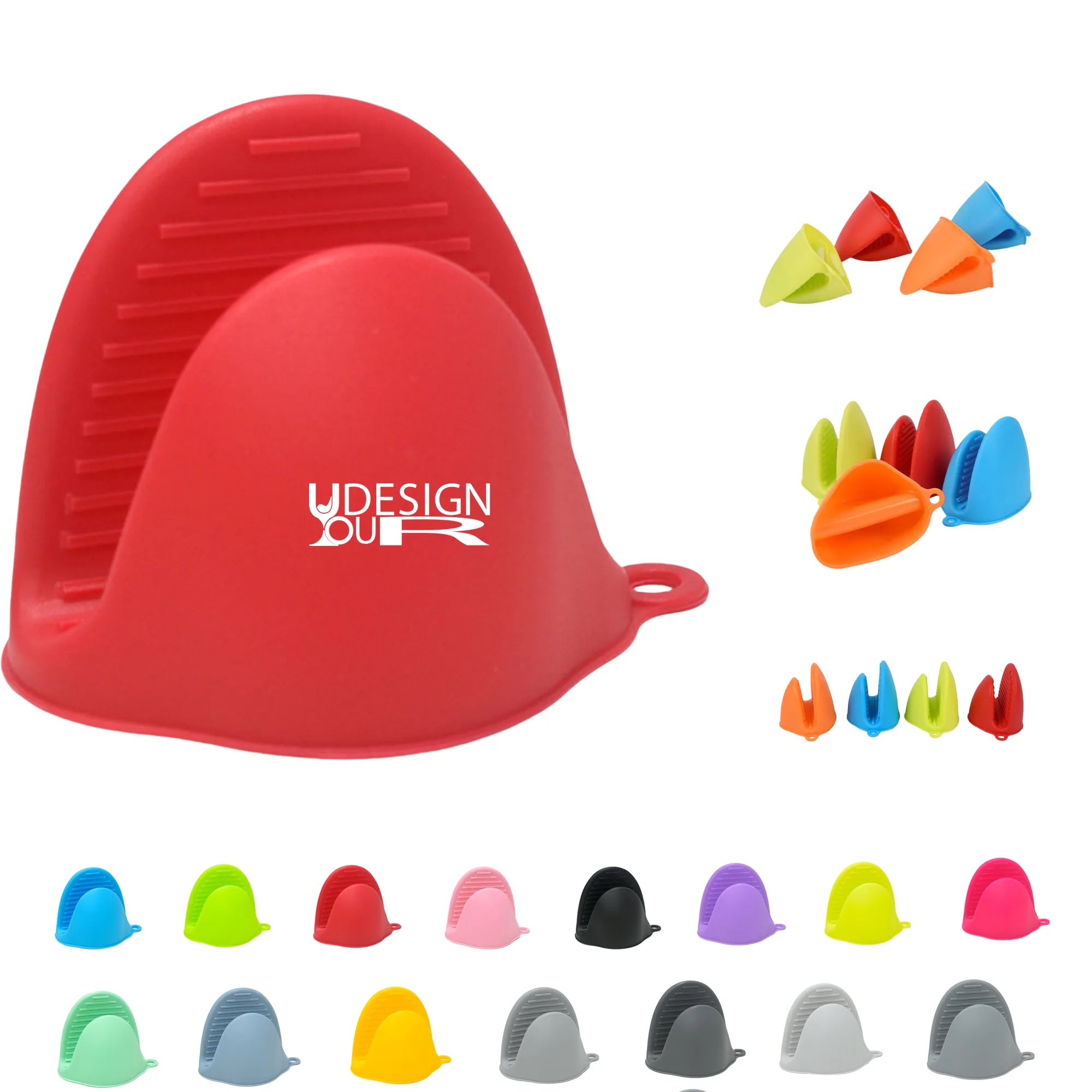 Heat Resistant Silicone Oven Mitts 15