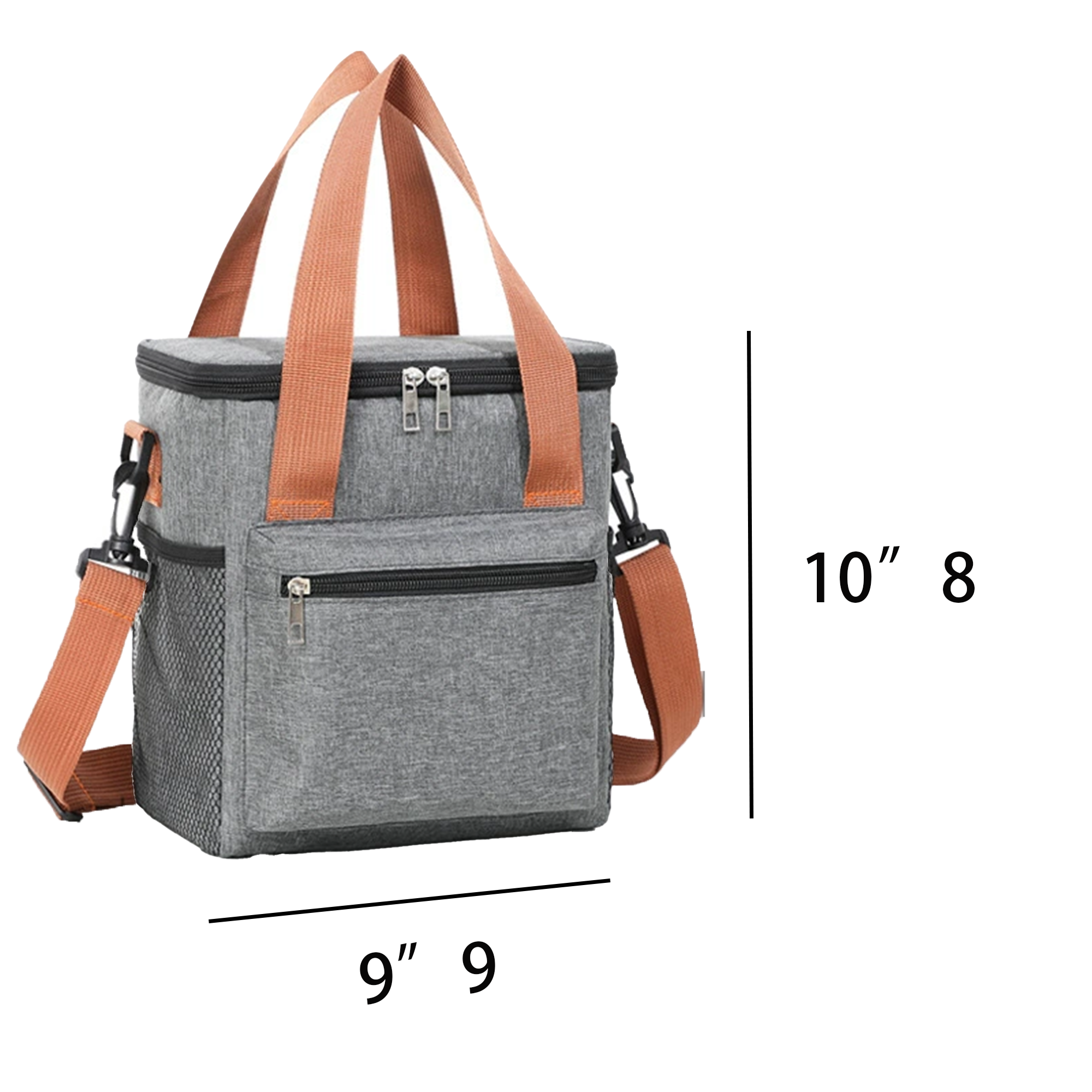 Double Layered Oxford Insulated Lunch Tote 7