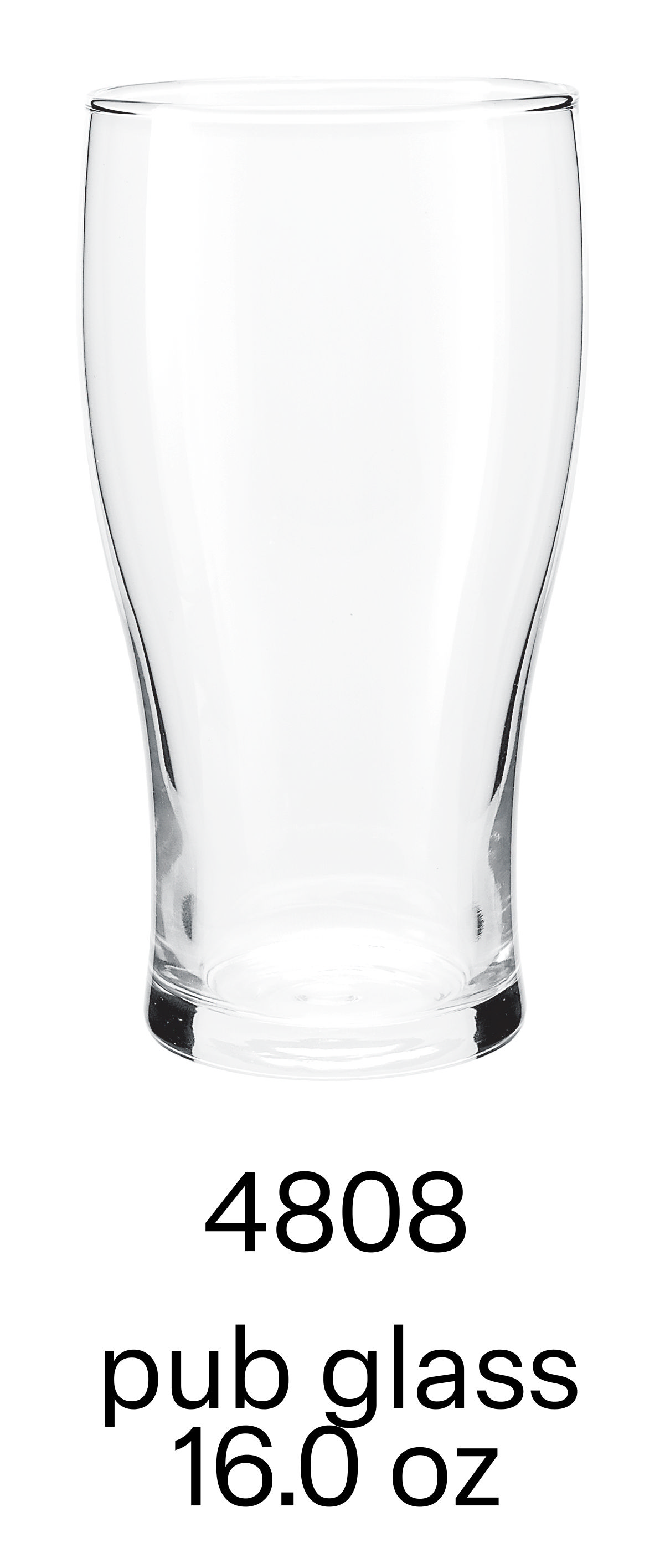 16 oz pub glass