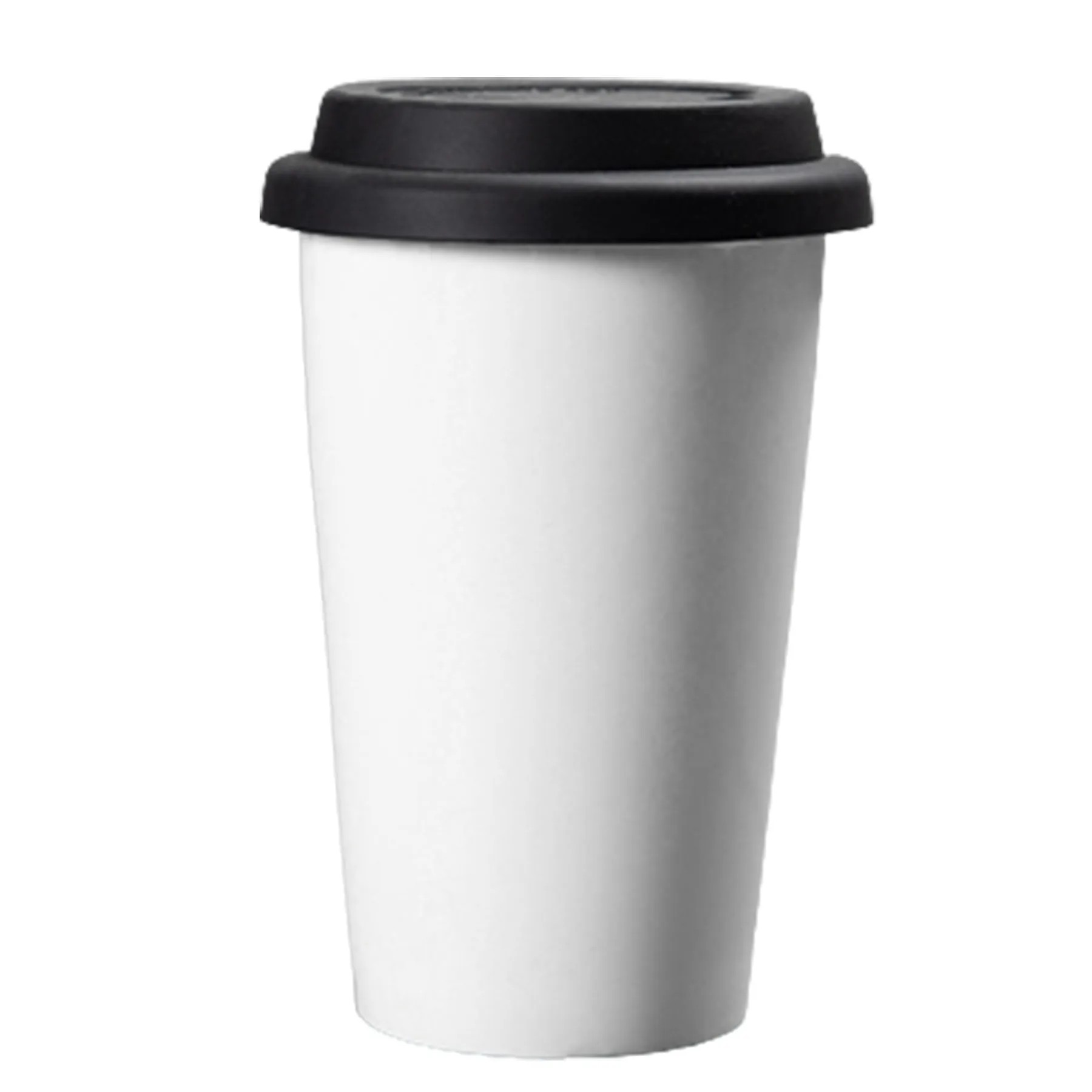 12Oz Double Layer Insulated Mug W/ Lid 2