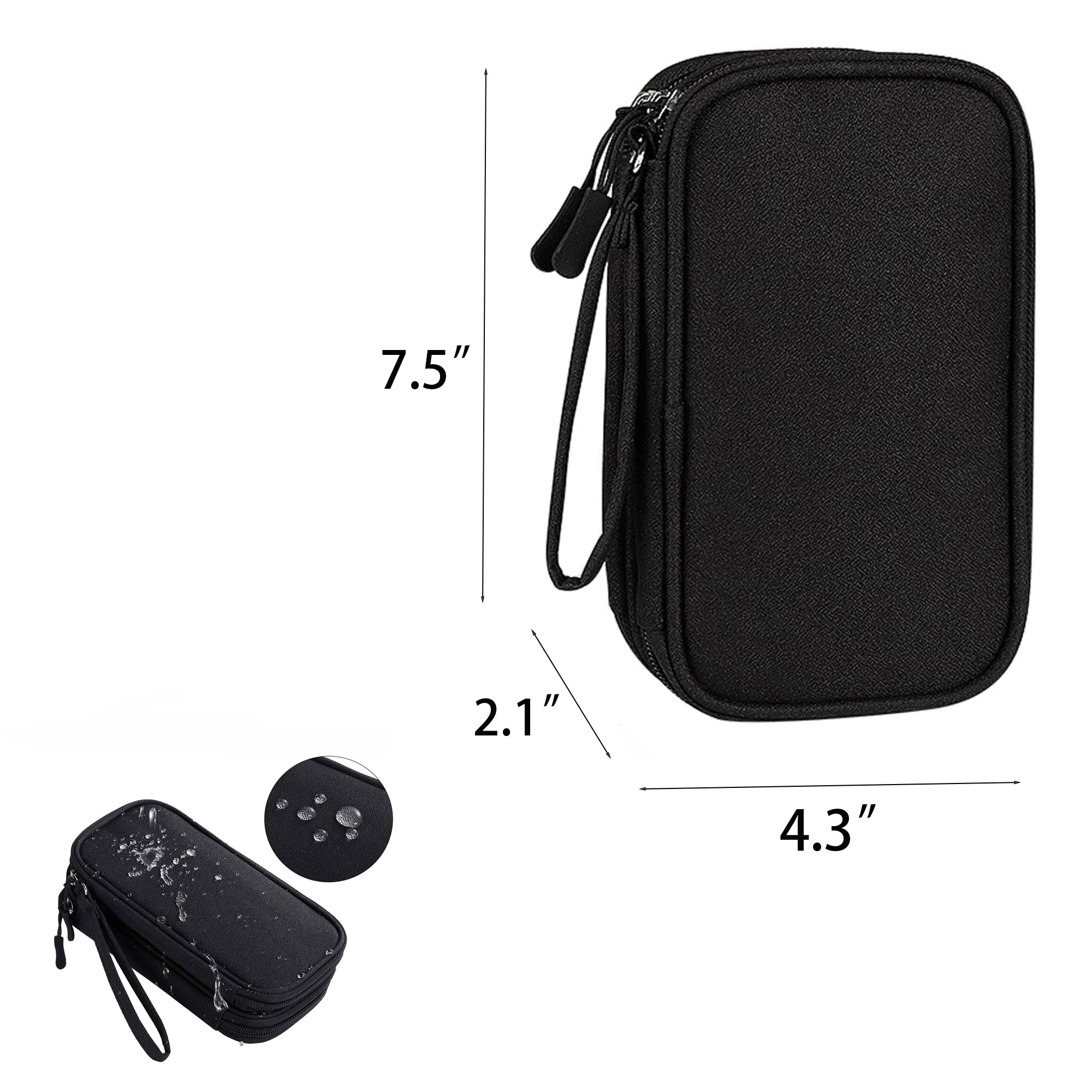 Two Layers Data Cable Storage Bag 3