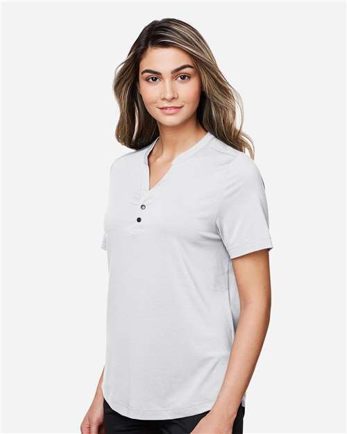 Women's JAQ Snap-Up Stretch Performance Polo - NE100W 56