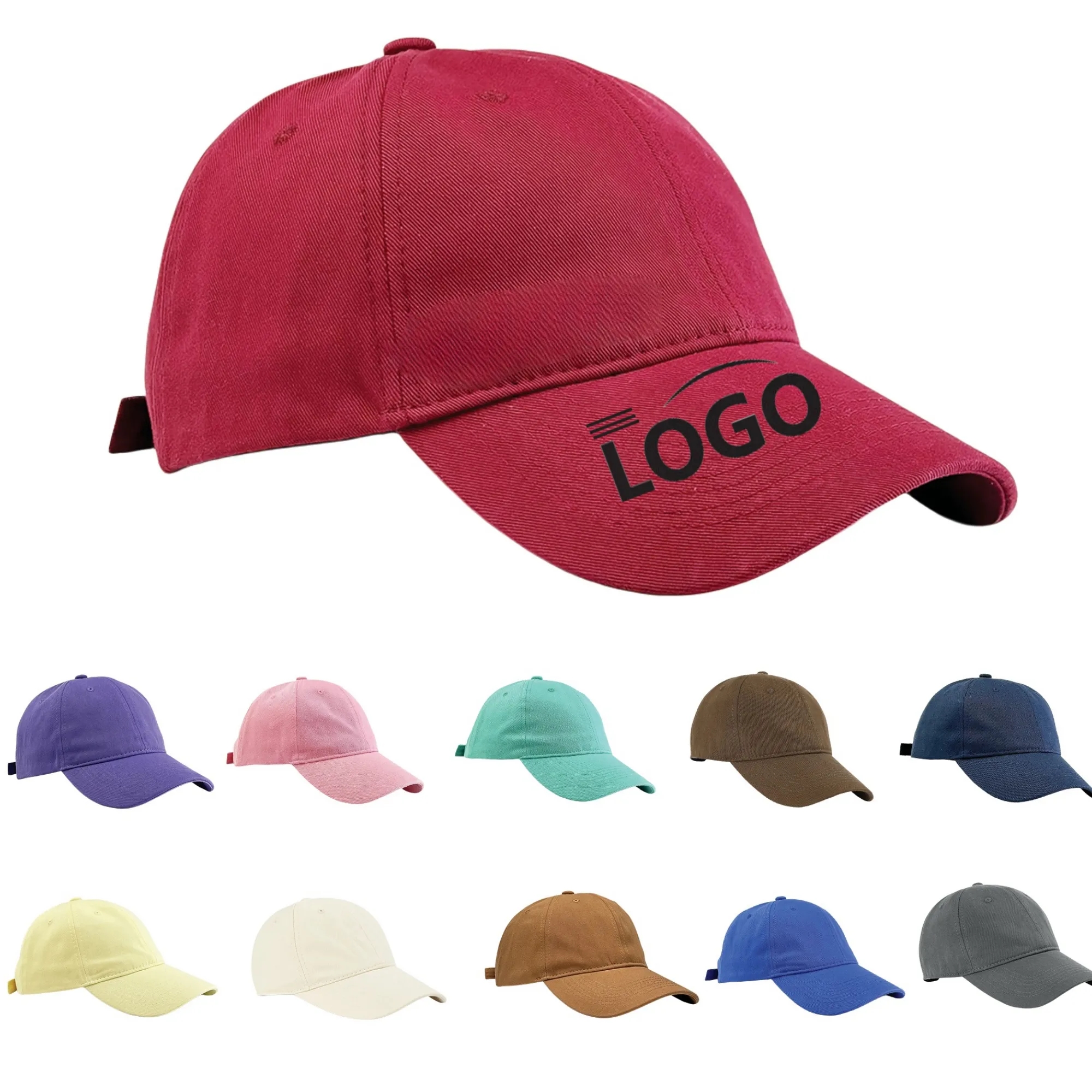 Customized Cotton Twill Embroidered Baseball Cap 11