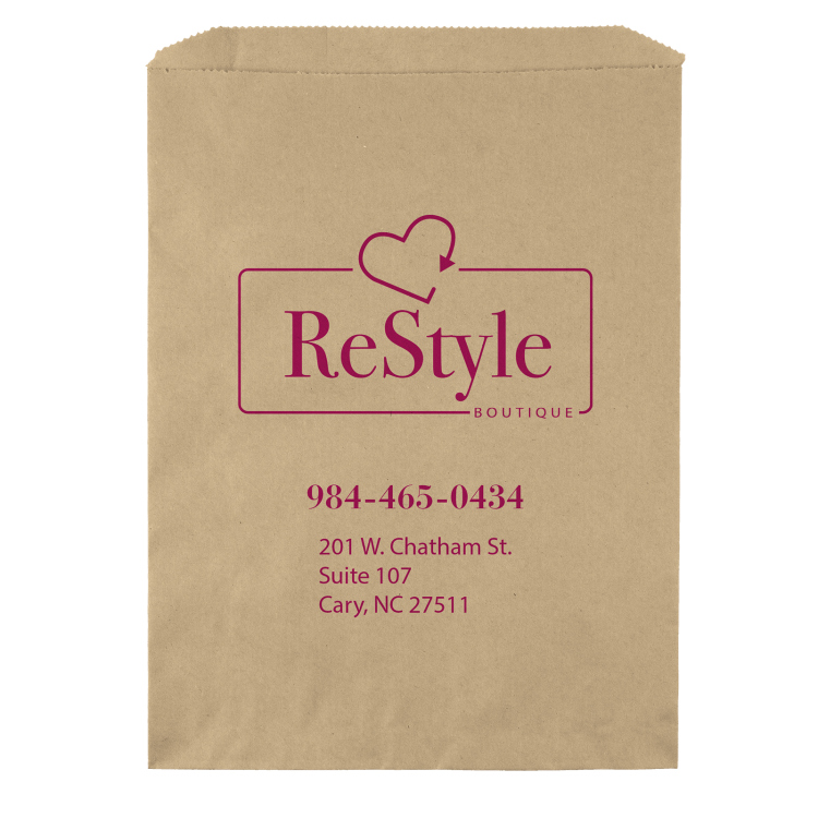 10W x 13H Merchandise Bag - Flexo Ink Print 4