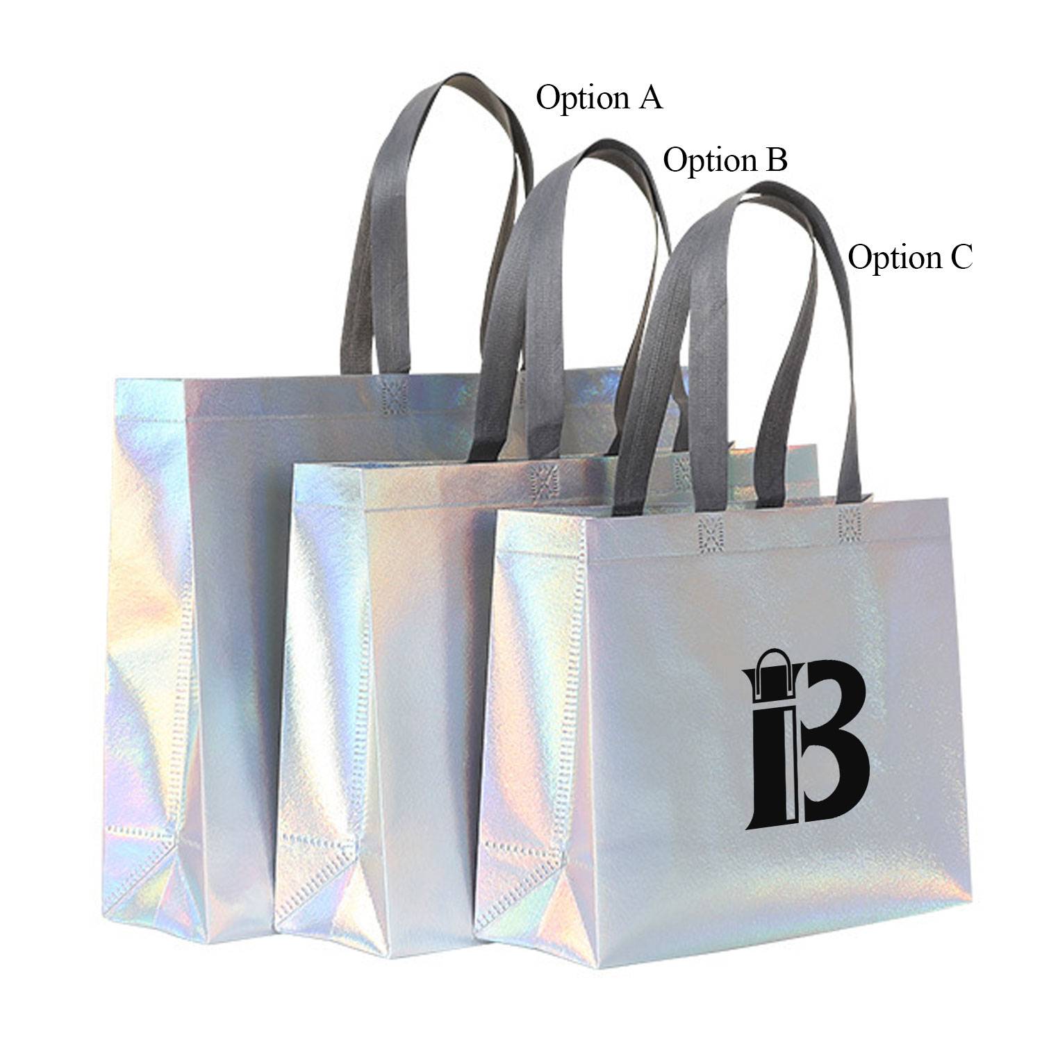 Laser hand-held non-woven bag 1