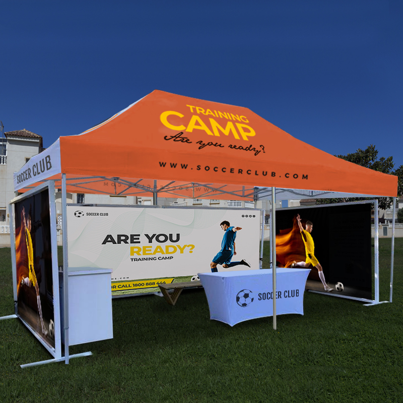 10' x 20' Pop up Canopy Tent Full-Color, Full Bleed Dye-Sublimation 4