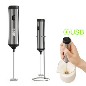 Rechargeable Electric Coffee Mixer Egg Whisk With Stand 1