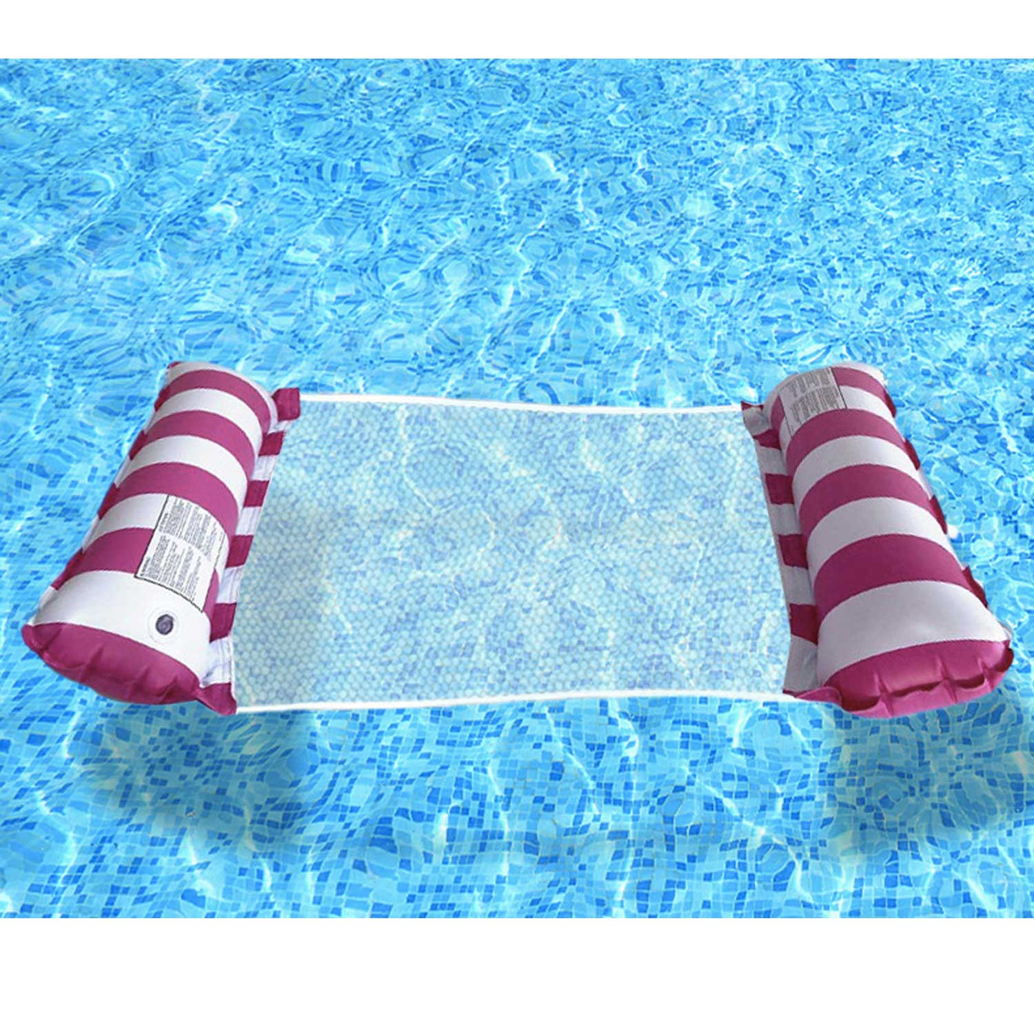 Inflatable Lounge Float – Foldable Backrest 19