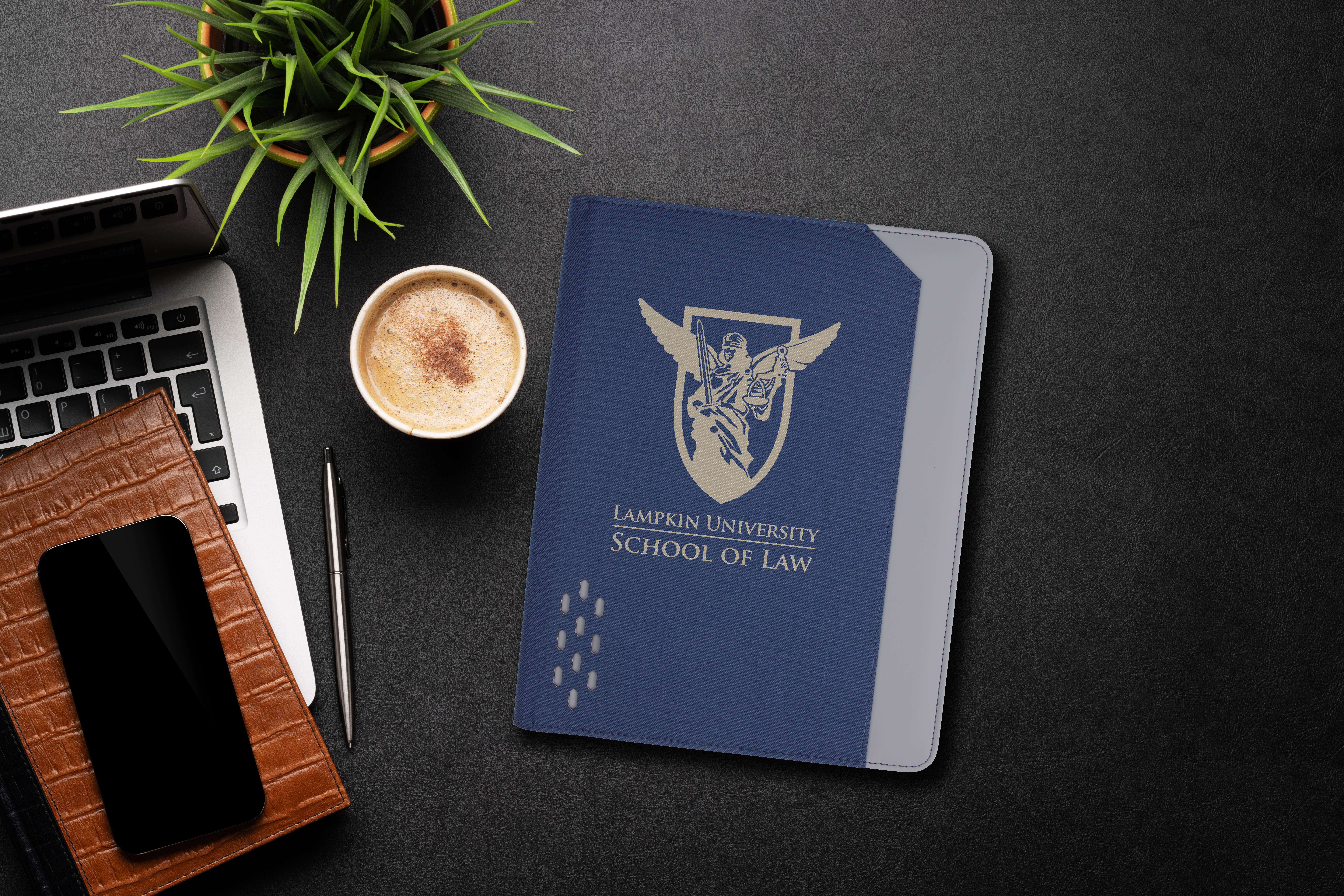 Souvenir® Armor Zippered Padfolio with Armor Pen 20