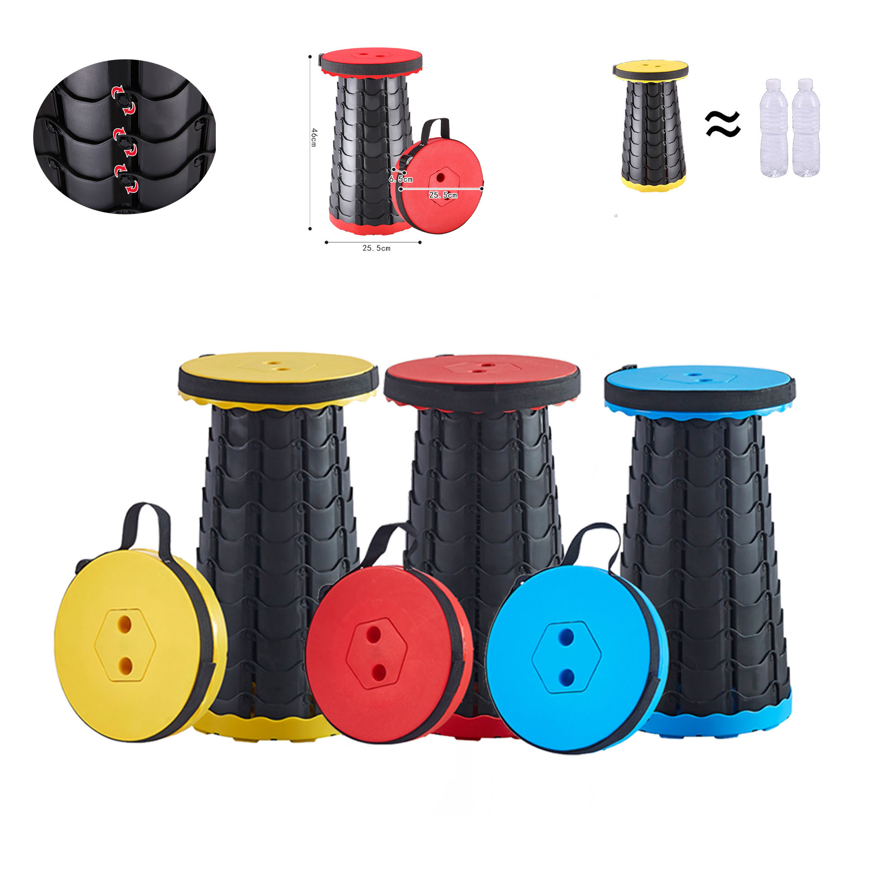 Retractable Folding Stool 2