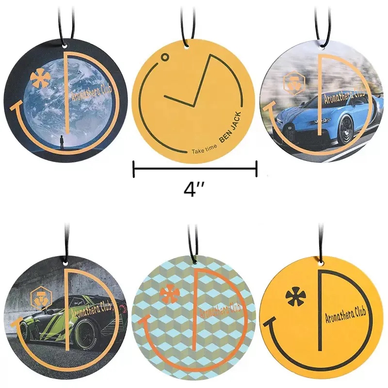 Car perfume tablet air freshener fragrance hanging ornament 5