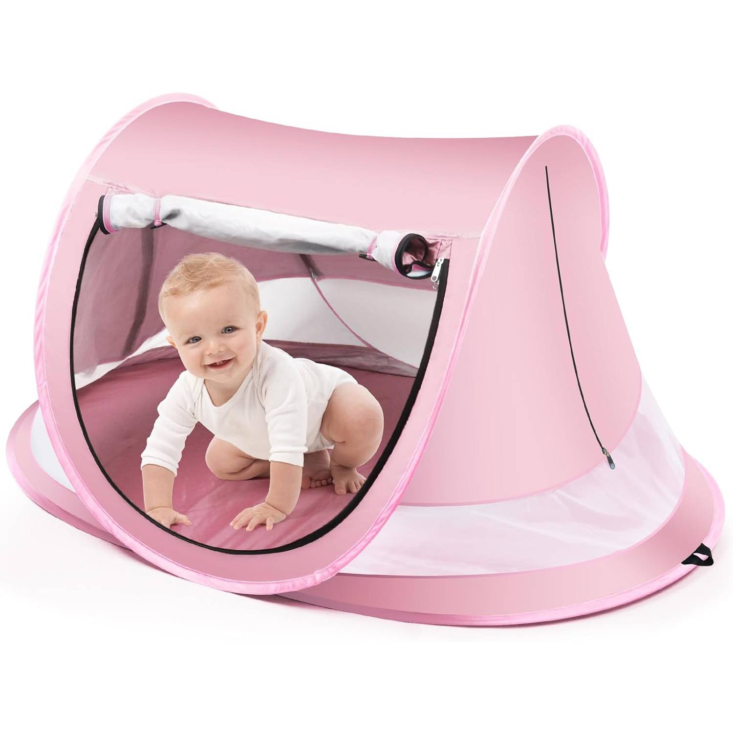 Sun Shade Baby Beach Tent w/ Mosquito Net 8