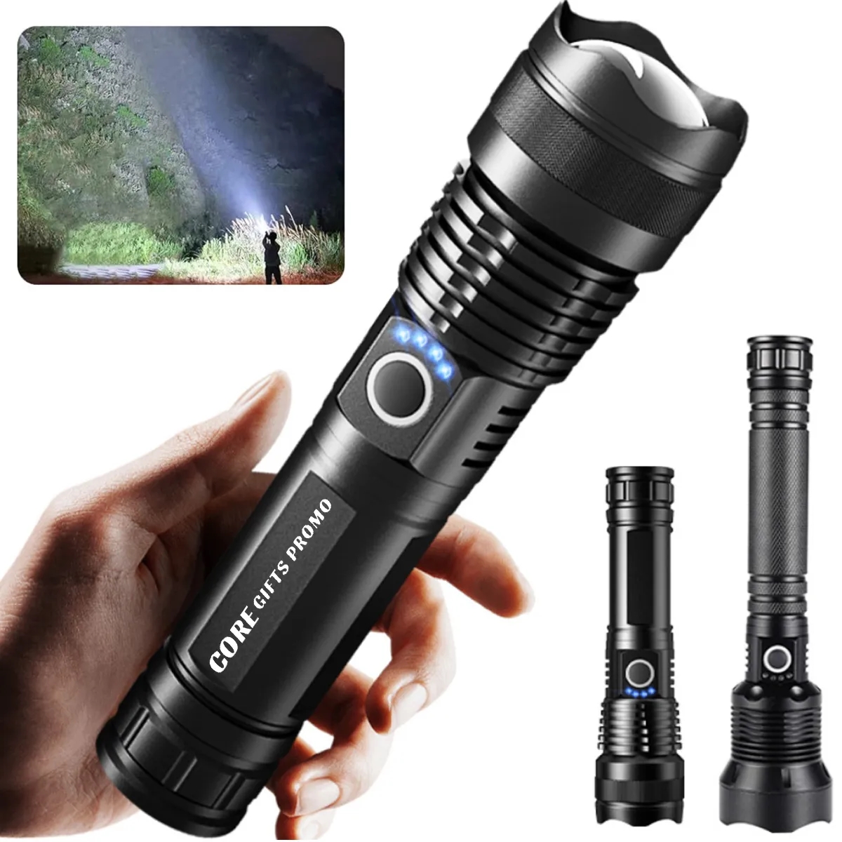 Super Bright LED Rechargeable Flashlights with 5 Modes 3