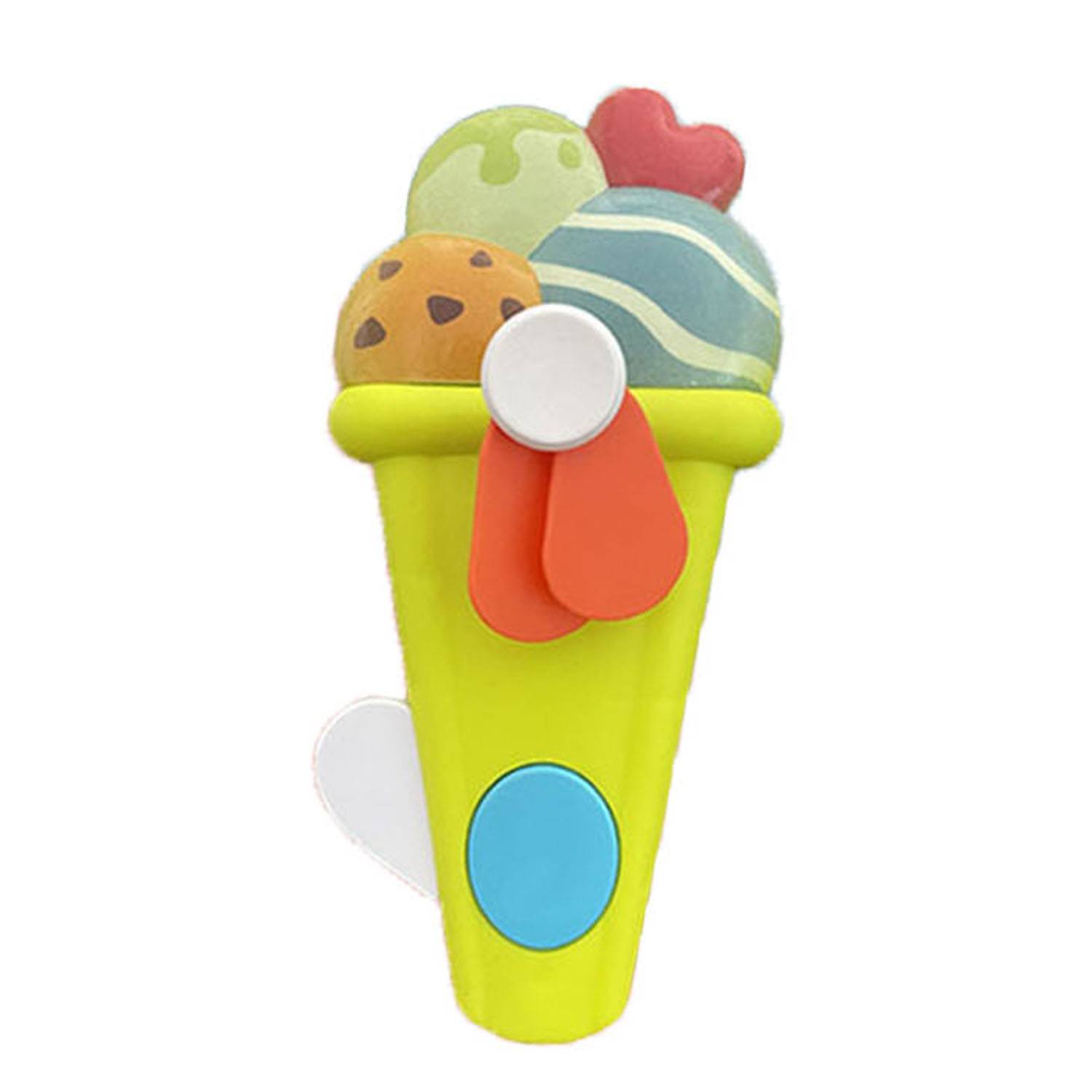 Mini Ice Cream Shaped Hand-Pressed Fan 1