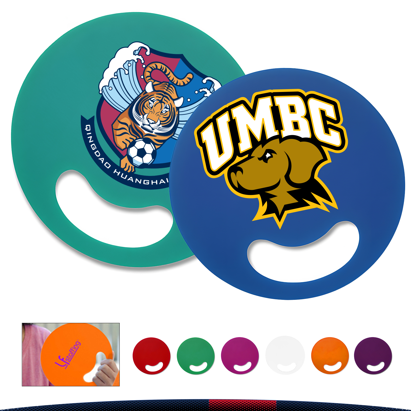 Plastic Round Hand Fan 5