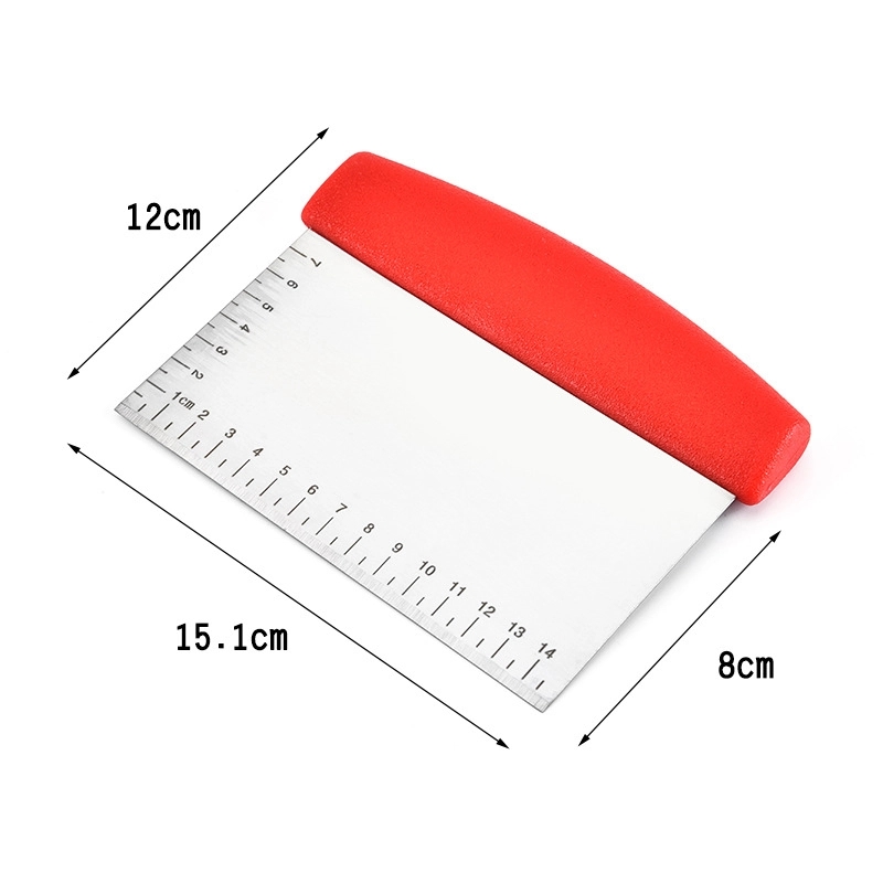 METALLIC DOUGH AND BENCH SCRAPPER 1