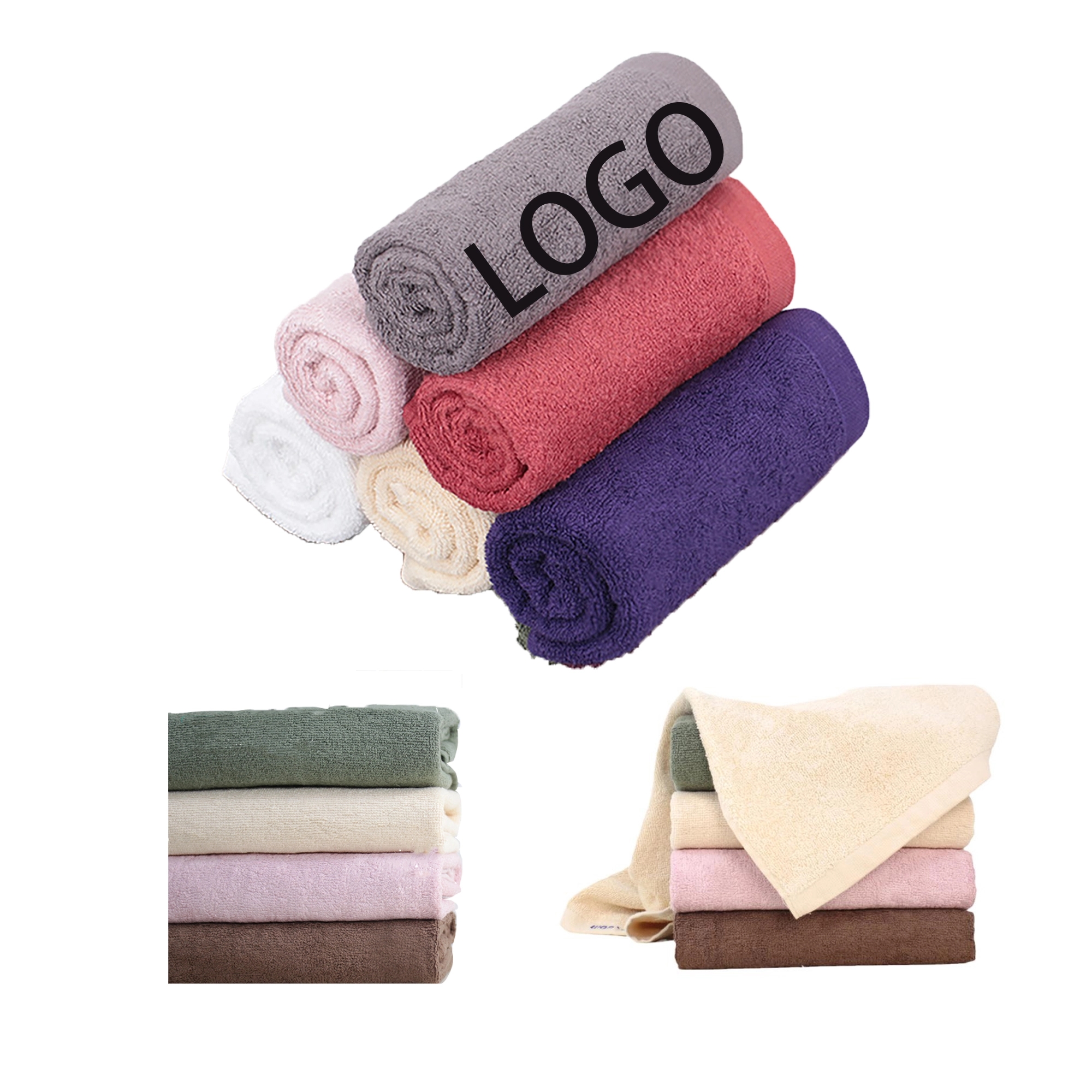 Absorbent & Soft Cotton Hand Towels
