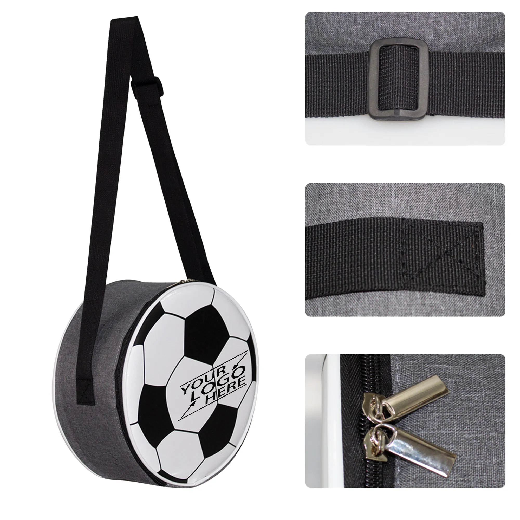 Oxford Fabric Football Insulated Tote Bag 3