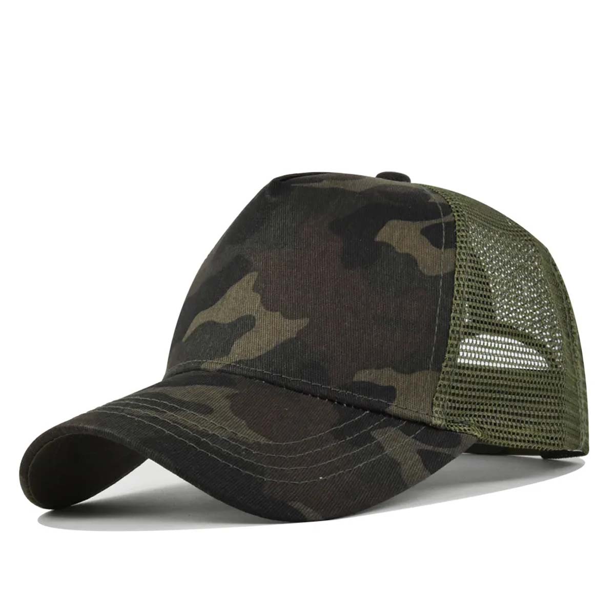 Durable 5 Panel Trucker Hat with Breathable Mesh Back 19