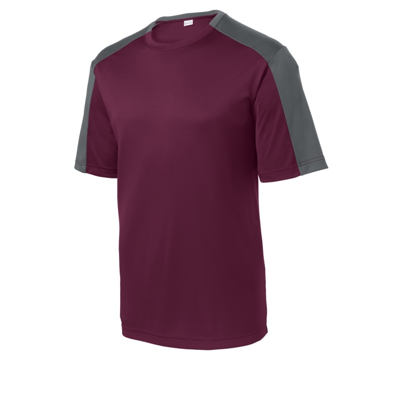 Sport-Tek PosiCharge Competitor Sleeve-Blocked Tee. 46