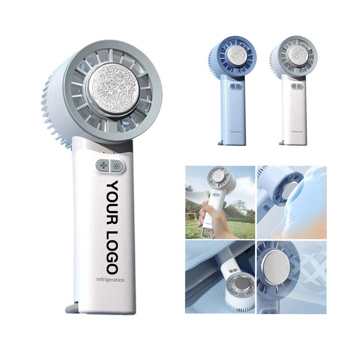 Battery Operated Fan with Semiconductor Cooling System 2