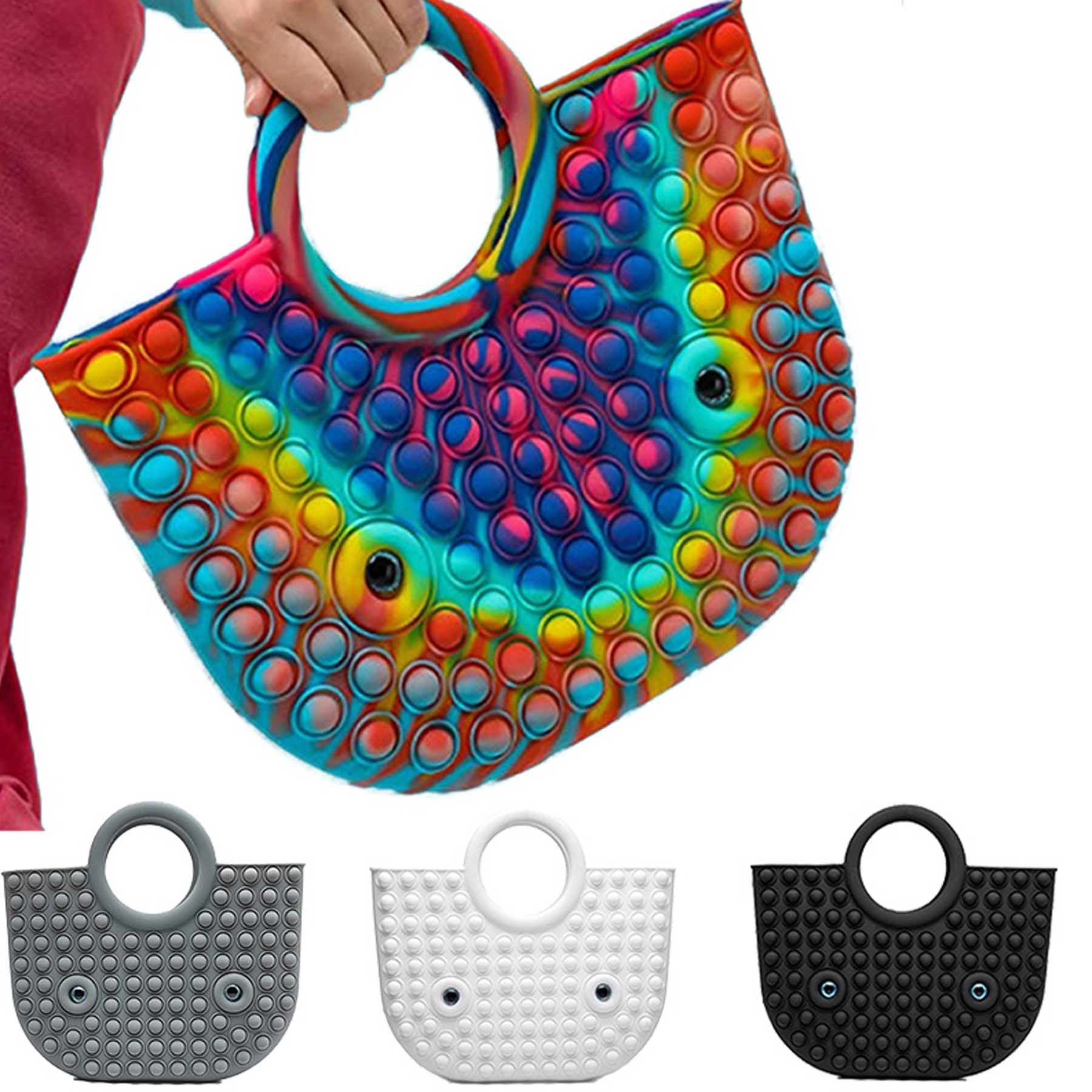 Fashion Newest Push It Pop Fidget Toy Popit Handbag Bag 2