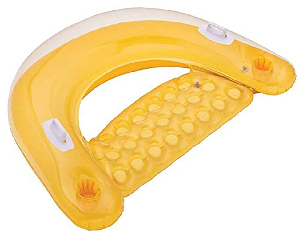 Floating Tube Loungers with Backrest and Cup Holders 4