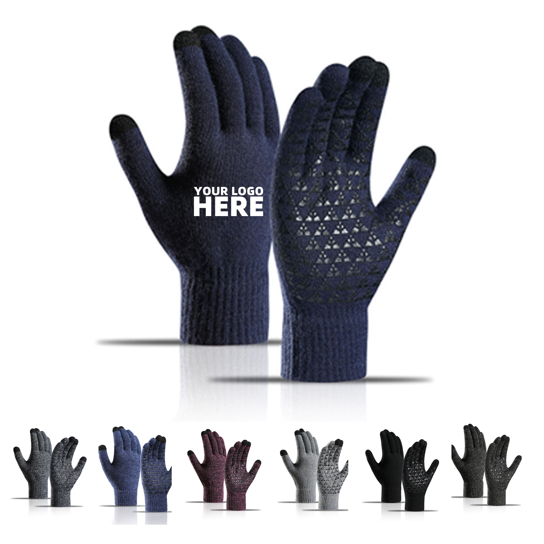 Touchscreen Stretchy Winter Adult Gloves 2
