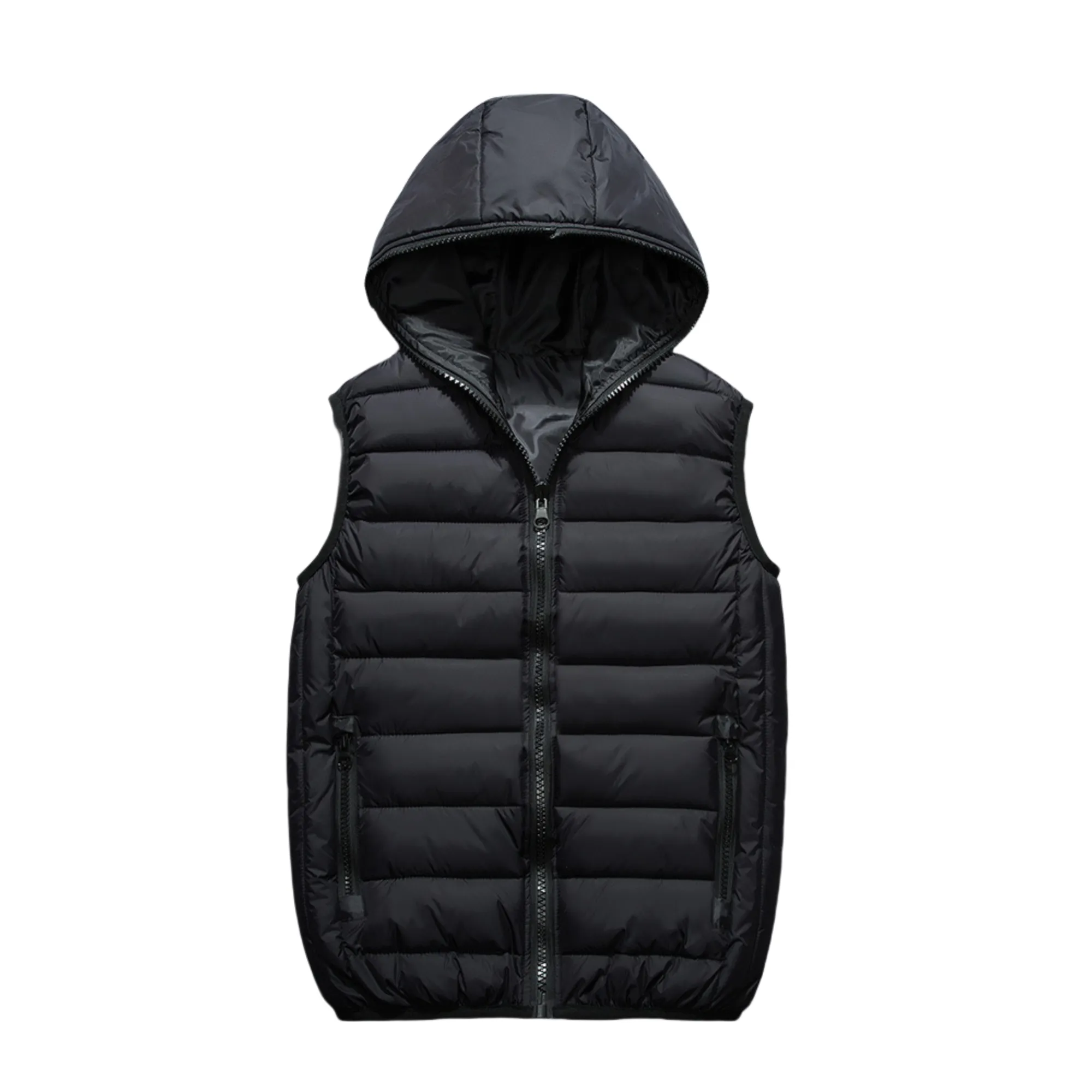 Hooded Cotton Vest 4