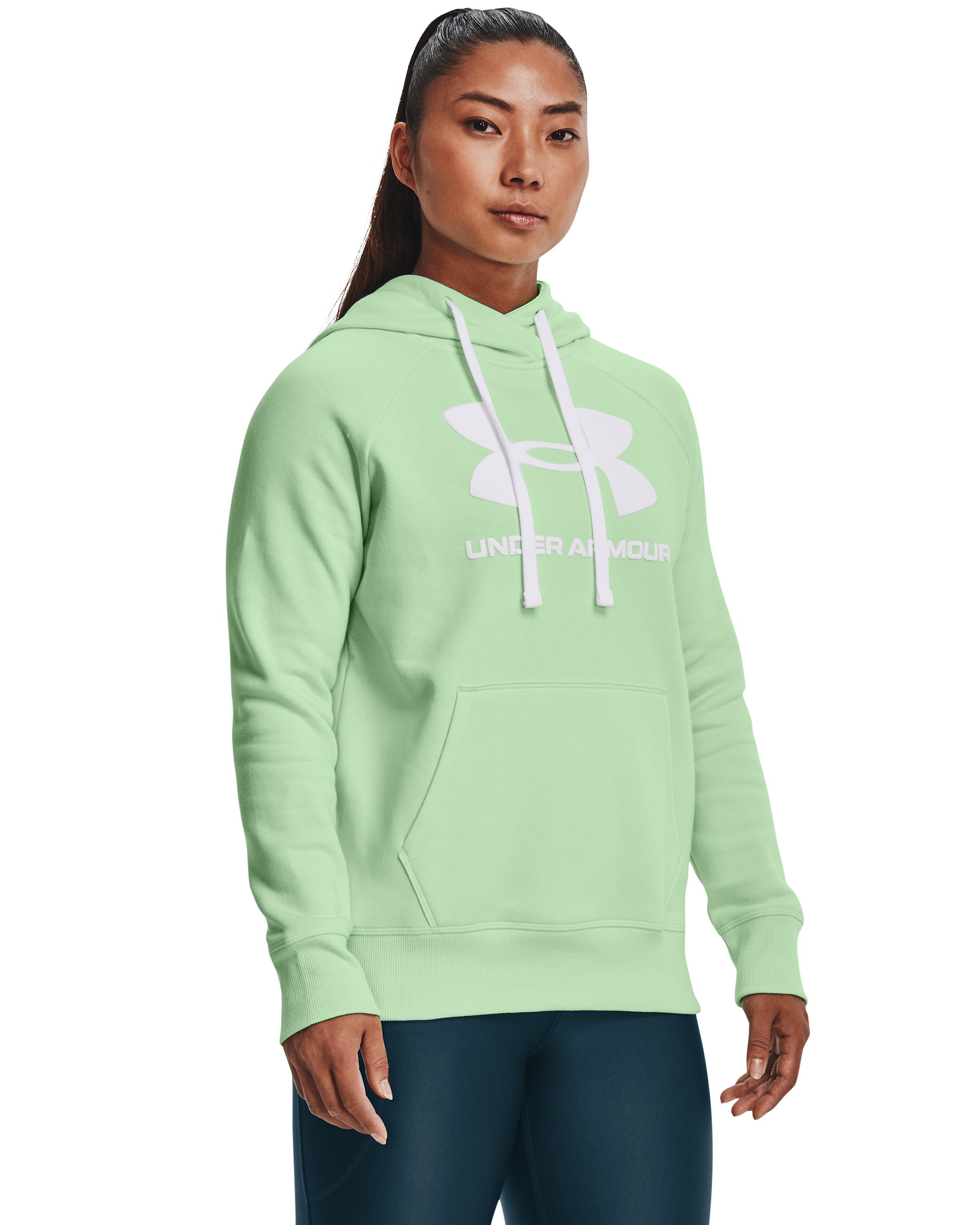 UA Rival Fleece Logo Women's Hoodie 19