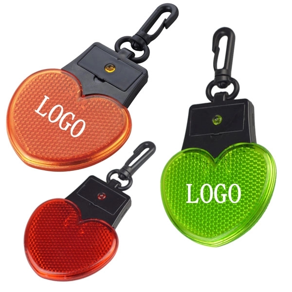 Heart Shaped Flashing Reflector Light 3
