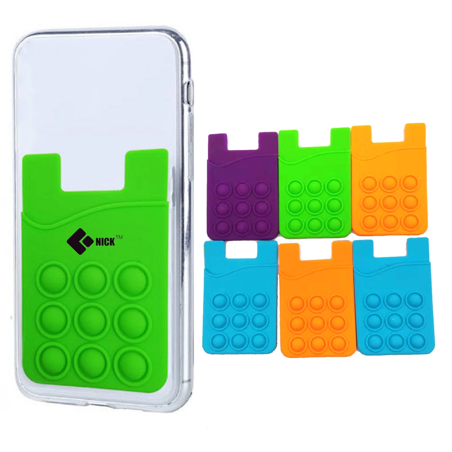Pop Fidget Toy Phone Card Holder 1