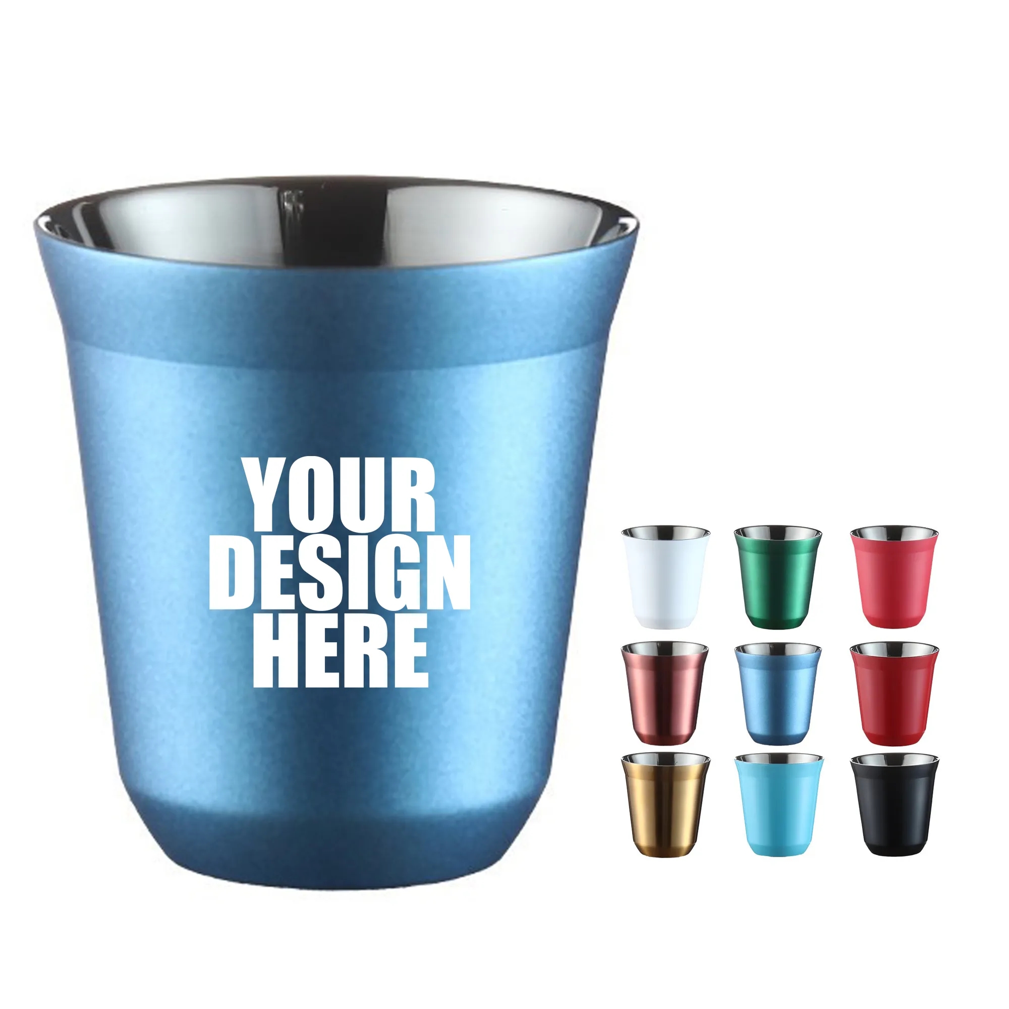 Double Wall Stainless Steel Espresso Cup 5