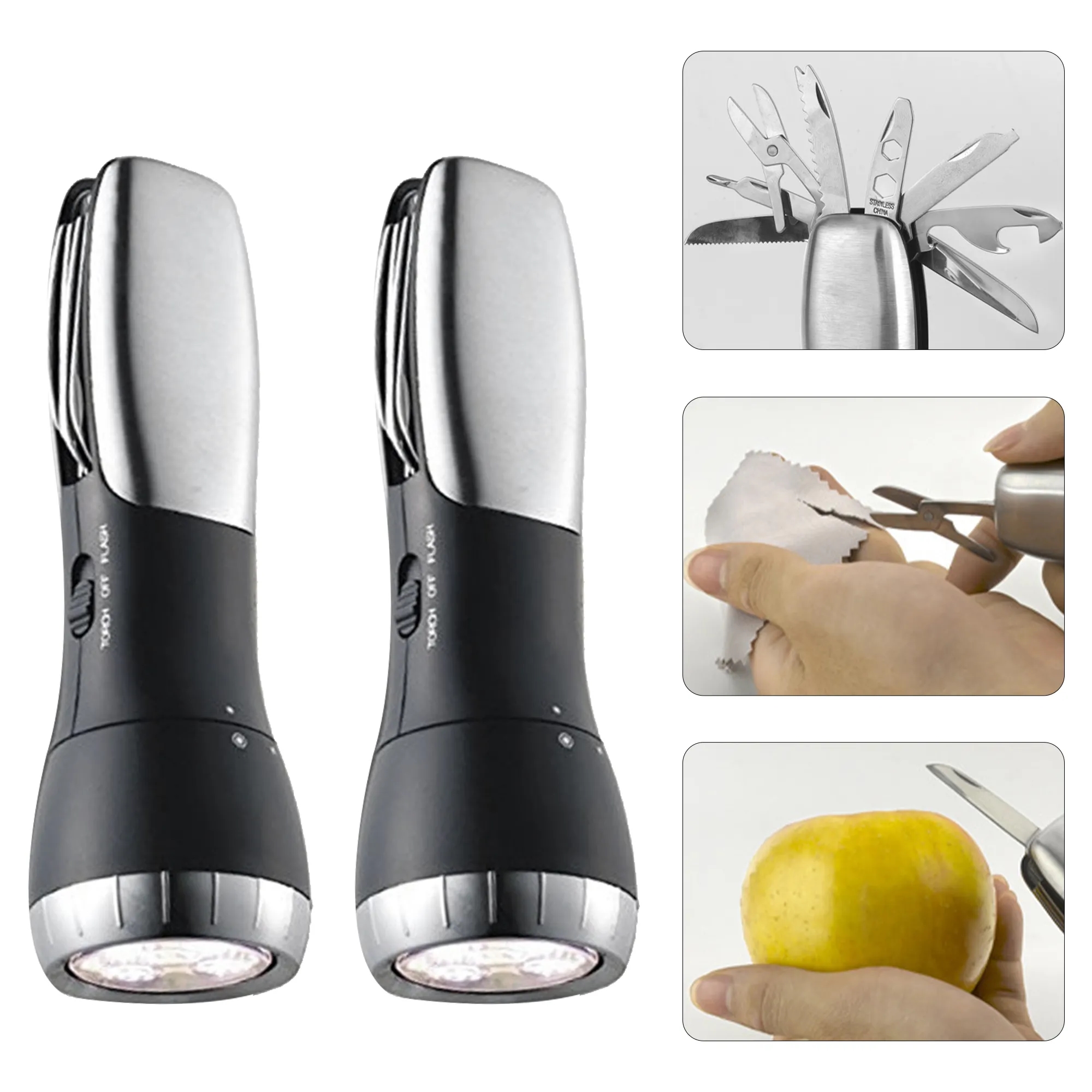 Multi-functional Flashlight Survival Kit