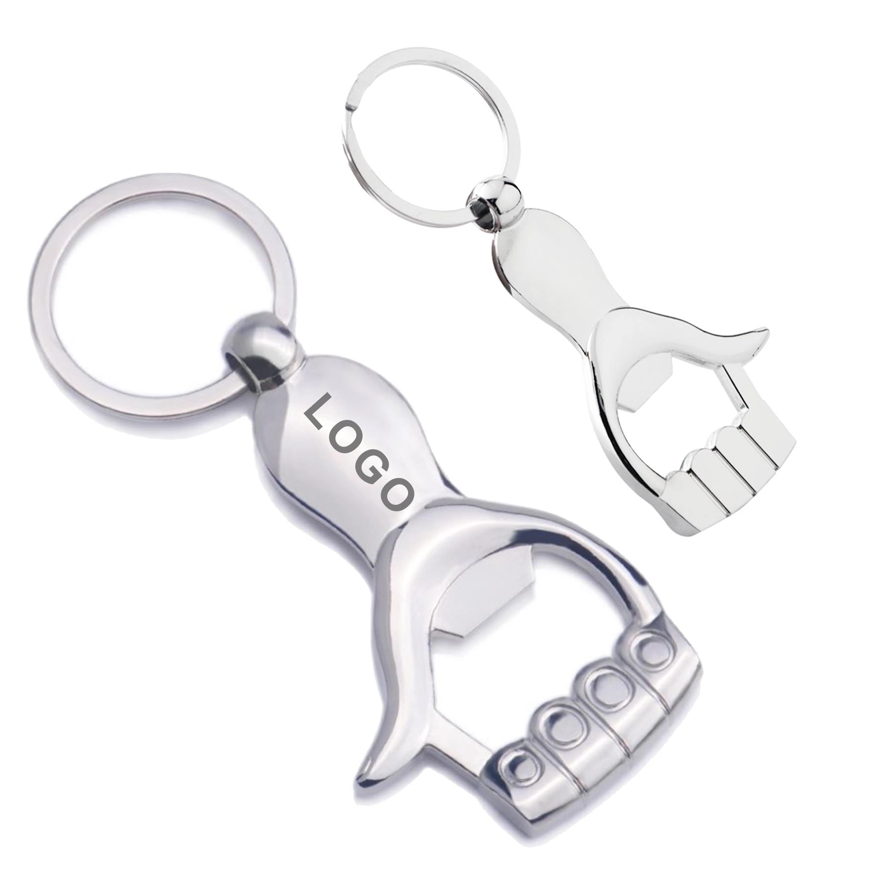 Creative Palm Design Advertising Bottle Opener Key Chain 1
