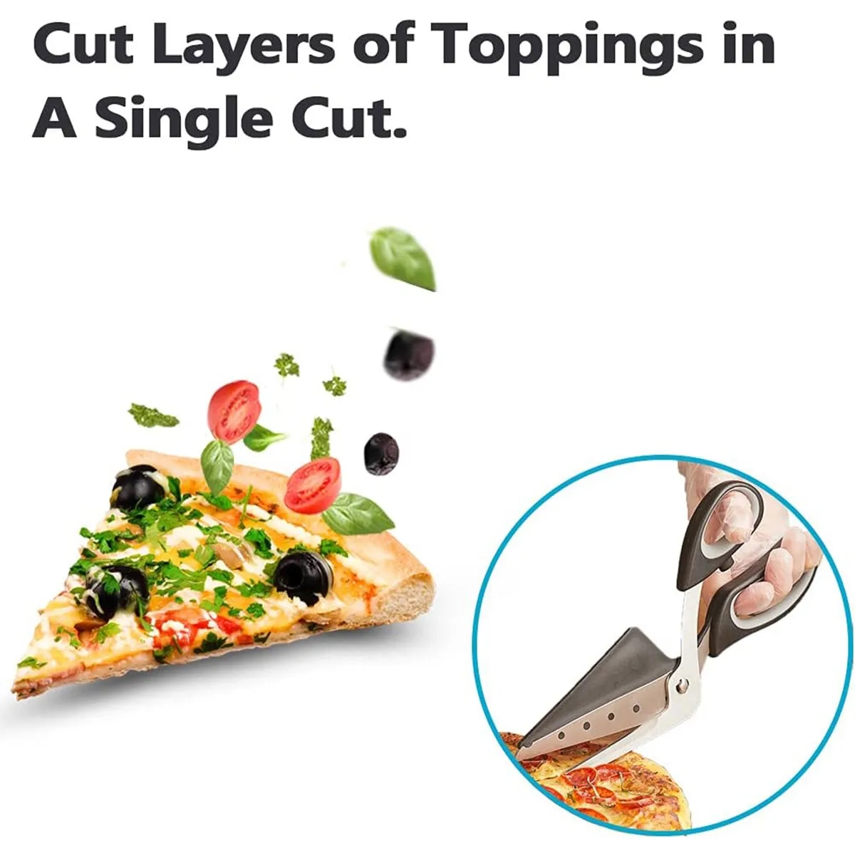 Stainless Steel Pizza Scissors Cutter 2
