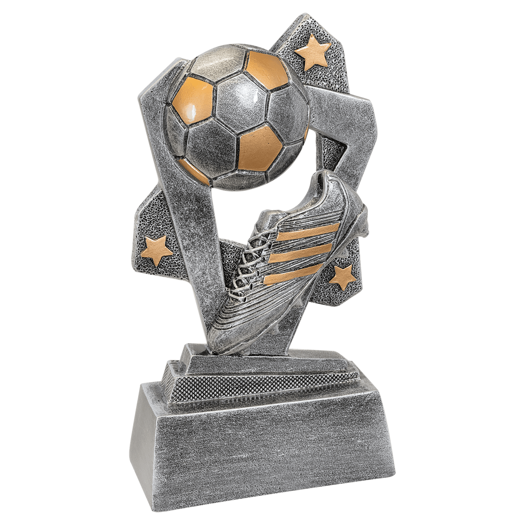 5-1/2" Tall Soccer Triumph Resin 2