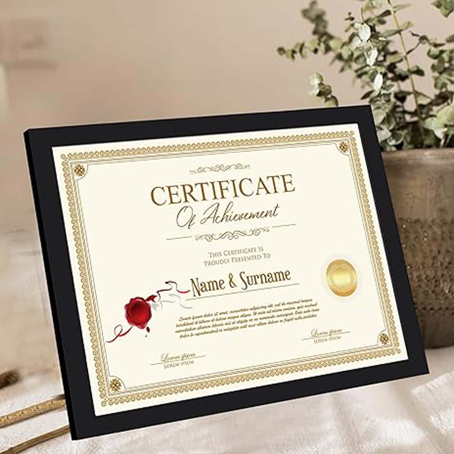 Certificate Award Plaque Photo Frame 4