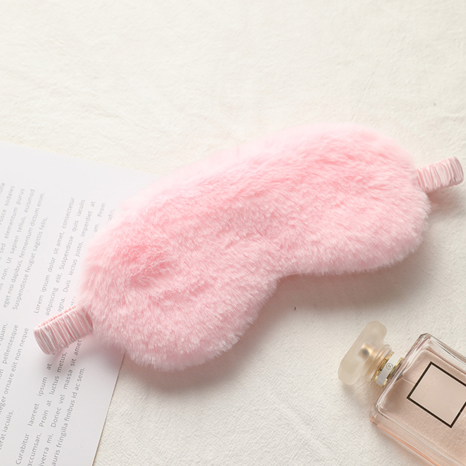 Rabbit Hair Blackout Sleep Mask 8