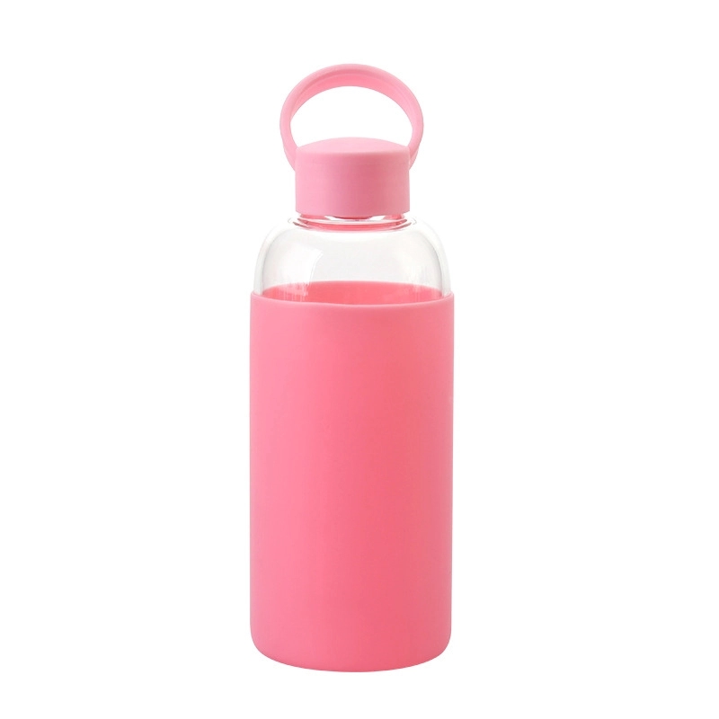 Custom 20 oz High-strength Borosilicate Glass Water Bottle 2