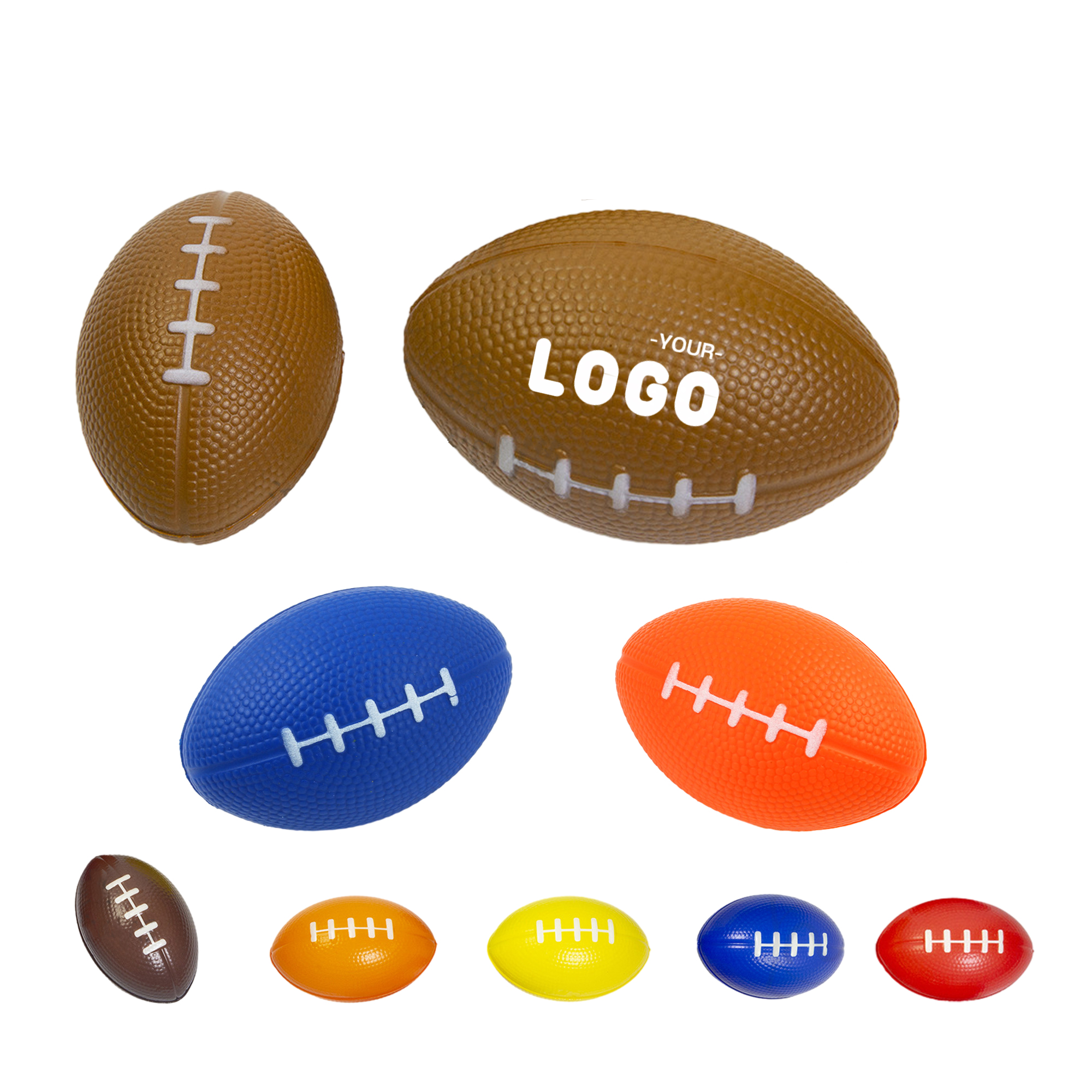 MOQ50 pcs PU Football Stress Reliever 1